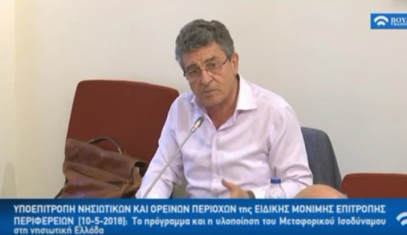 Ηλίας Καματερός στη βουλή: Μεταφορικό ισοδύναμο για όλους και όλα και πάγια χρηματοδότηση