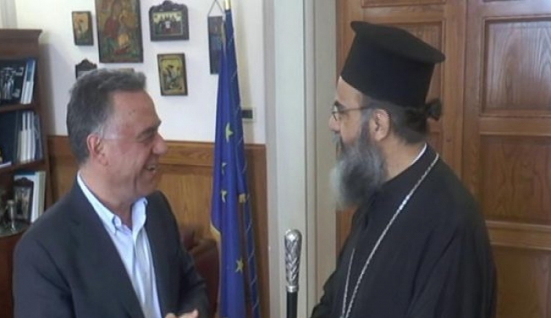 Επίσκεψη του Νέου Μητροπολίτη Σύμης σε Δήμαρχο Κω &amp; υπηρεσίες Δήμου (βίντεο)