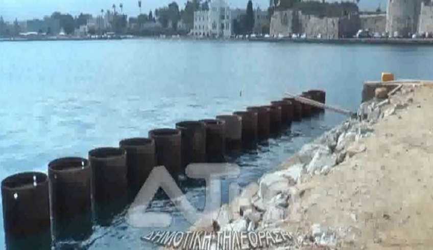 Γ. Γεώργογλου μηχανικός του έργου προχωρά κανονικά η αποκατάσταση στο ανατολικό τμήμα του λιμανιού