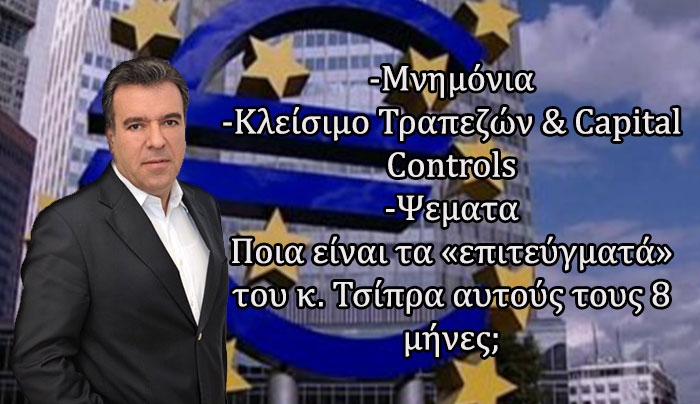 Μ. Κόνσολας: «Αντέχει η χώρα άλλα ψέματα, όπως αυτά που είπε και λέει ο κ. Τσίπρας;»