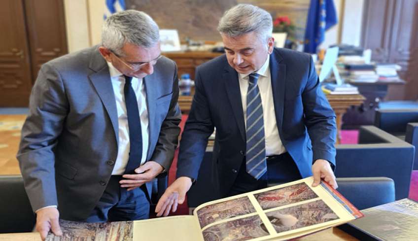Εθιμοτυπική συνάντηση του Περιφερειάρχη με τον νέο Γενικό Πρόξενο της Τουρκίας στα Δωδεκάνησα