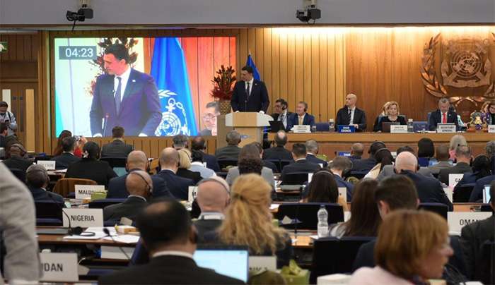 Β. Κικίλιας στον ΙΜΟ: «Οι Έλληνες είμαστε άνθρωποι της θάλασσας»
