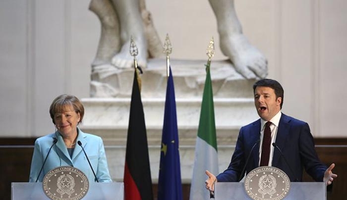 "Σφαγή" Μέρκελ με Ρέντσι για τους πρόσφυγες!Η Ιταλία βάζει βέτο στα 3 δισ. για την Τουρκία