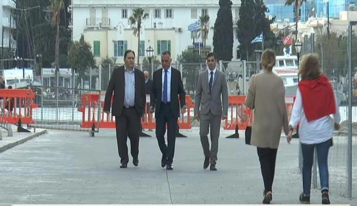 ΣΤΙΣ ΛΙΜΕΝΙΚΕΣ ΕΓΚΑΤΑΣΤΑΣΕΙΣ Ο ΓΓ. ΛΙΜΕΝΩΝ ΜΕ ΤΟΝ ΔΗΜΑΡΧΟ (BINTEO)