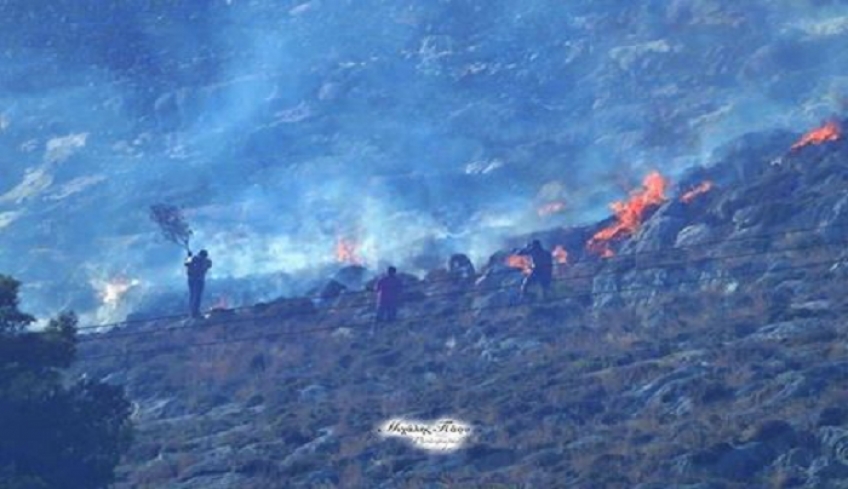 Η ΕΟΔ Κω κλήθηκε να υποστηρίξει τη φωτιά στην Κάλυμνο
