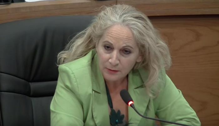 Ιωάννα Ρούφα: «Είναι από εκείνες τις φορές που ντρέπομαι, εγώ που μιλάω για τις παρανομίες σας και δεν ντρέπονται εκείνοι που τις διαπράττουν»