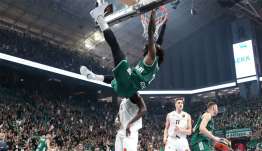 Παναθηναϊκός - Βιλερμπάν 102-79: Πράσινη κυριαρχία με «κατοστάρα» στο T-Center