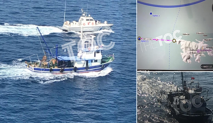Τουρκικά αλιευτικά κάνουν βόλτες κοντά στους Αρκιούς και το Αγαθονήσι