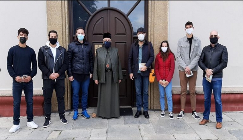 Επίσκεψη του Δ.Σ. και αντιπροσωπείας προπονητών και αθλητών του Γ.Σ ΕΥΔΑΜΟΣ ΚΩ , στον Σεβασμιώτατο