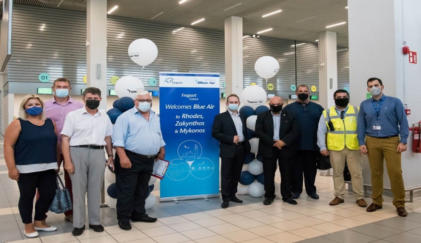 Η Blue Air ανακοίνωσε πτήσεις προς 10 Ελληνικούς προορισμούς