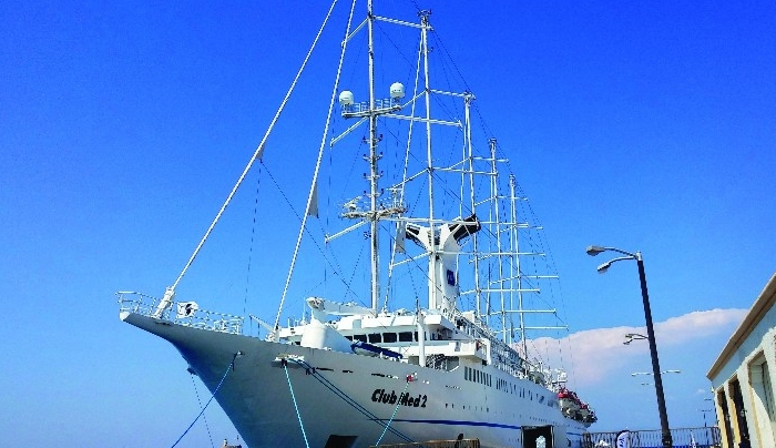 Στο λιμάνι της Ρόδου το μεγαλύτερο ιστιοπλοϊκό-κρουαζιερόπλοιο του κόσμου