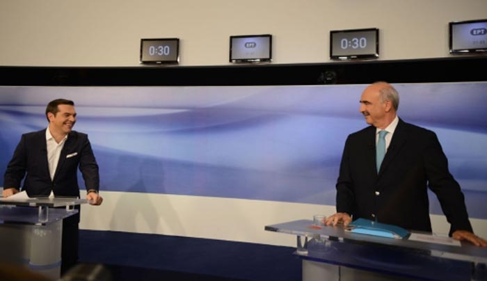 Δείτε ολόκληρο το debate Τσίπρα - Μεϊμαράκη - ΒΙΝΤΕΟ