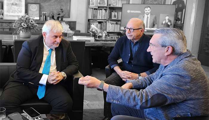 Συνάντηση του Περιφερειάρχη Γιώργου Χατζημάρκου με τον Γενικό Γραμματέα του Υπουργείου Δικαιοσύνης Πάνο Αλεξανδρή