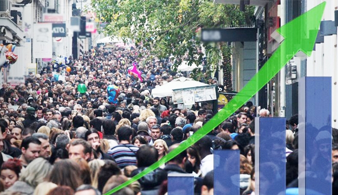 Αύξηση 1,7% του ΑΕΠ για πρώτη φορά μετά από οκτώ χρόνια