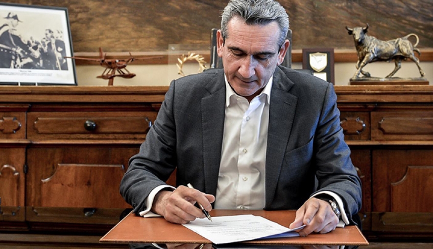 Υπεγράφη η σύμβαση για το έργο της συντήρησης του οδικού δικτύου στην Τήλο