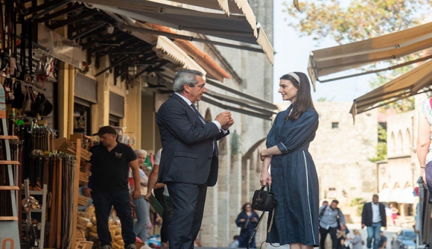 Συνάντηση Περιφερειάρχη και Δημάρχου Ρόδου με την Αριάνα Ροκφέλερ