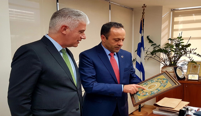 Επιχειρηματικότητα και μεταναστευτικό στη συνάντηση Γιάννη Πάππου με τον Πρέσβη της Γερμανίας
