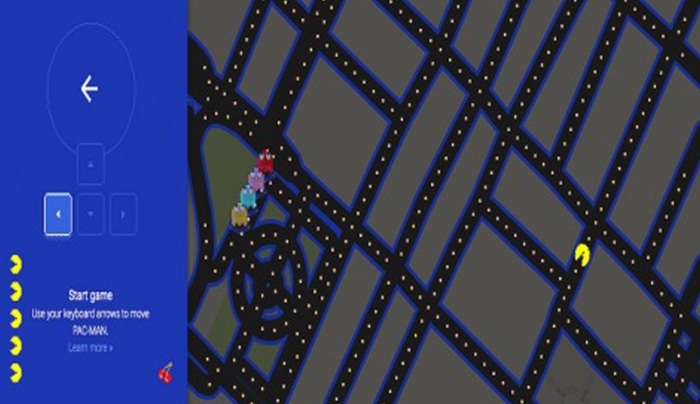 Google Maps: Ψάχνετε δρόμο; Θα σας τον βρει ο... Pac - Μan!