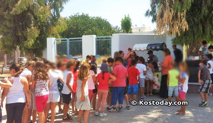 "Δροσερή" έκπληξη για τους μαθητές του 4ου Δημοτικού από το Σύλλογο Γονέων &amp; Κηδεμόνων
