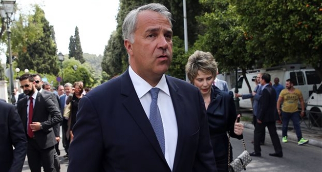 Συνάντηση Σαμαρά - Βορίδη στο Μέγαρο Μαξίμου