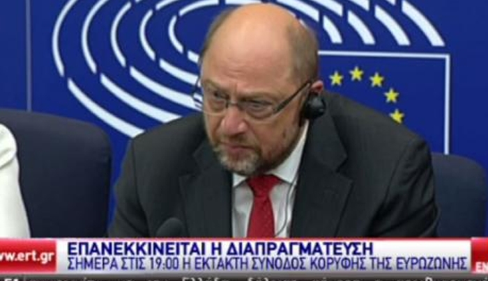 Σουλτς: Δεν είναι αποδεκτό ένα Grexit - ΒΙΝΤΕΟ