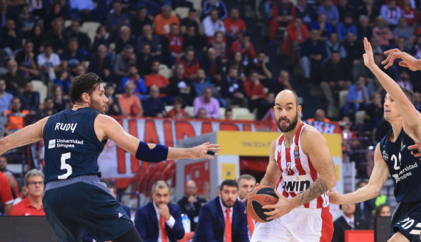 Νίκη ανάσα στο ΣΕΦ: Ολυμπιακός-Ρεάλ 88-83 για την Euroleague