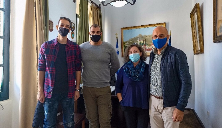 Το δήμαρχο Λέρου επισκέφθηκε ο πρόεδρος Συνοριακών Φυλάκων Δωδεκανήσου
