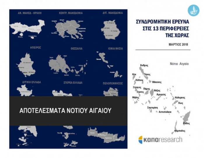 ΑΠΟΤΕΛΕΣΜΑΤΑ Δημοσκόπηση της KΑΠΑ Research στο Νότιο Αιγαίο |24,9% ΝΔ – 16,4% ΣΥΡΙΖΑ | Γ. Χατζημάρκος: 51% θετικές γνώμες 39% αρνητικές