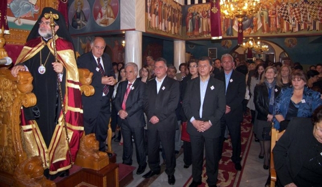 Με επισημότητα ο Εσπερινός στον Αγ.Γεώργιο Πυλίου