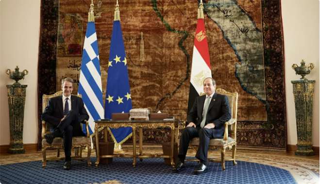 Στο Ελ Αλαμέϊν ο Κυριάκος Μητσοτάκης - Το ισλαμικό ΝΑΤΟ, το καλώδιο GREGY και η Μονή Σινά