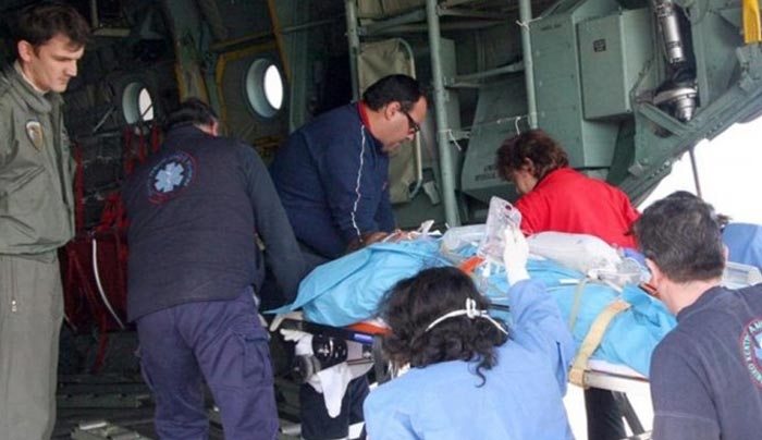 Σωτήρια αεροδιακομιδή εγκύου από τη Ρόδο στην Κρήτη (βίντεο)