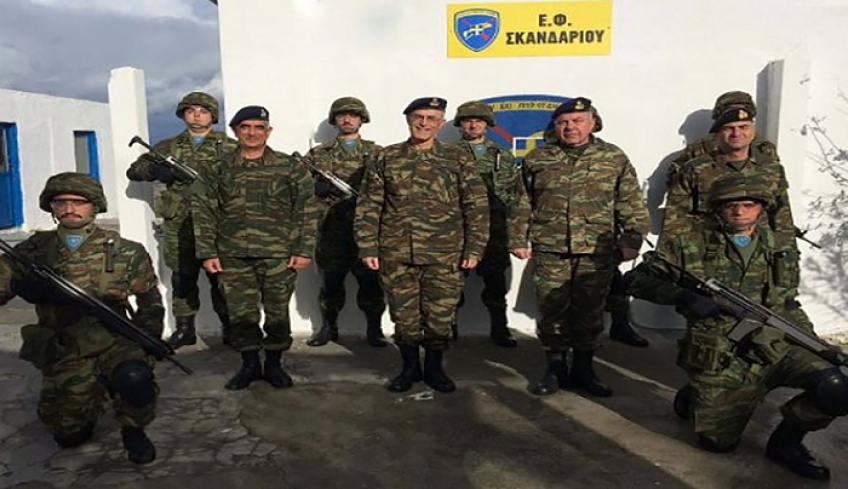 Επίσκεψη Αρχηγού Γενικού Επιτελείου Στρατού σε φυλάκια της 80 ΑΔΤΕ