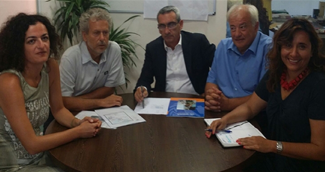 Συνάντηση Χατζημάρκου με τον Γ.Τσαρμπόπουλο, επικεφαλή της Ύπατης Αρμοστείας του Ο.Η.Ε. για τους Πρόσφυγες