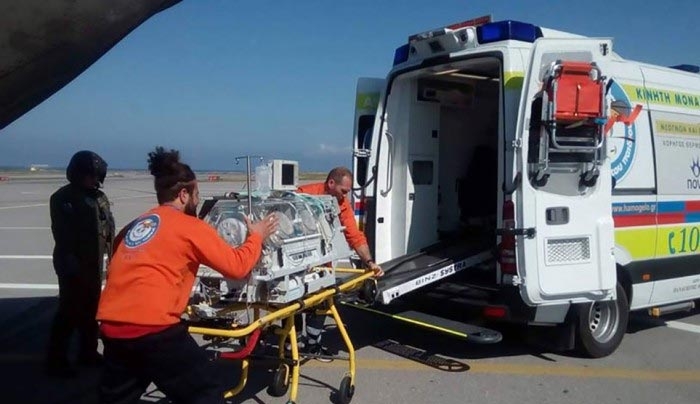 Αερογέφυρα σωτηρίας από την Ρόδο στο Ηράκλειο για νεογένητο