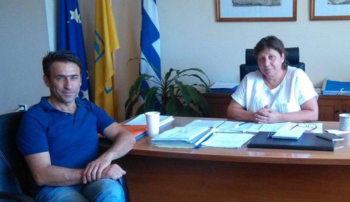 Την νέα διοικητή του Γενικού Νοσοκομείου Ρόδου, επισκέφτηκε ο Πολίτης Νεκτάριος