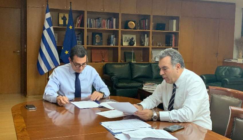 Συνάντηση του Μάνου Κόνσολα με τον Υπουργό Περιβάλλοντος και Ενέργειας για θέματα της Δωδεκανήσου