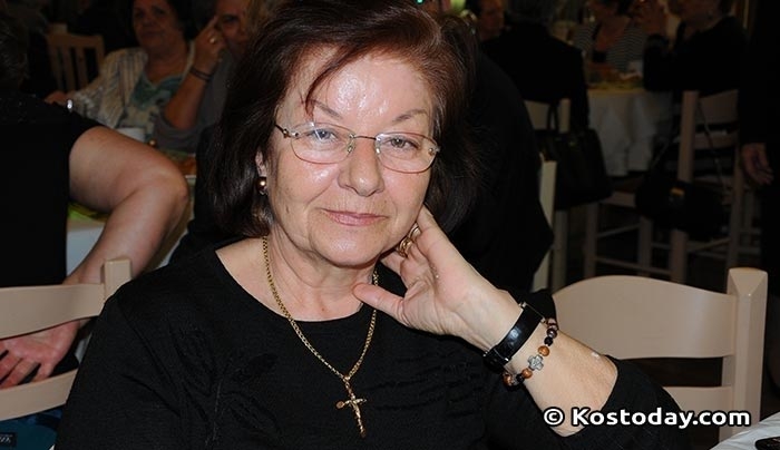 H κα Μαρία Τουλαντά Παρισίδη από την παρουσίαση του βιβλίου του κ.Κ.Σ.Κουτσαντώνη