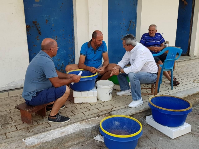 Ο Περιφερειάρχης Γιώργος Χατζημάρκος στην Κάλυμνο, για την προώθηση των ανοιχτών ζητημάτων του νησιού