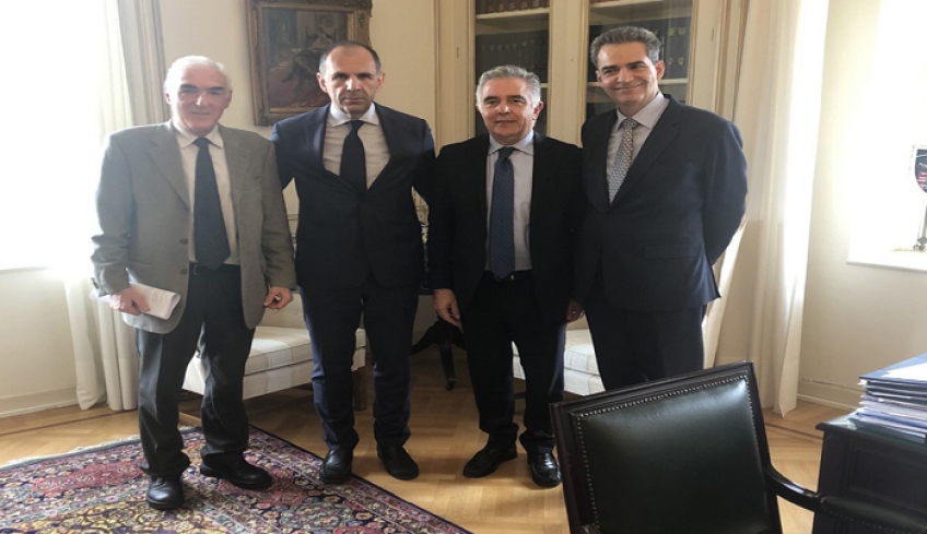 Σύσκεψη στο Μαξίμου με πρωτοβουλία του Βασ. Υψηλάντη για θέματα του Ινστιτούτου Αιγαίου του Δικαίου της Θάλασσας