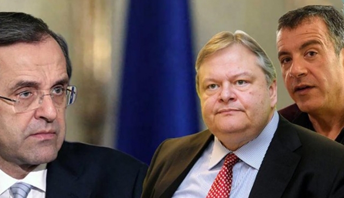 Αποστάσεις από Σαμαρά πήραν Θεοδωράκης – Βενιζέλος