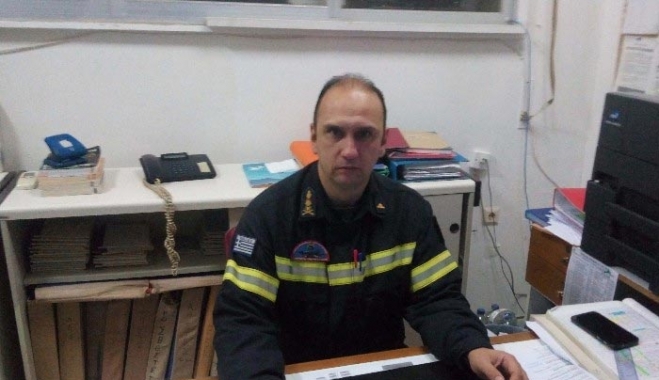 Πρόεδρος της Ένωσης υπ. Πυροσβεστικου Σώματος ν. Ρόδου &amp; Δωδεκανήσου ο Χατζηκυριάκος Ιωάννης