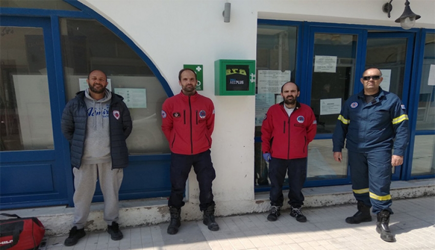 Επτά αυτόματους εξωτερικούς απινιδωτές προσέφερε στο Δήμο Κω η Ύπατη Αρμοστεία του ΟΗΕ