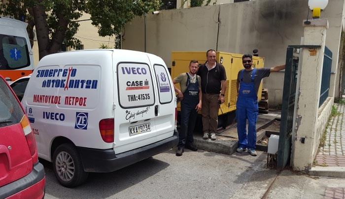 Αποκατάσταση βλάβης της γεννήτριας ηλεκτροδότησης του αξονικού τομογράφου