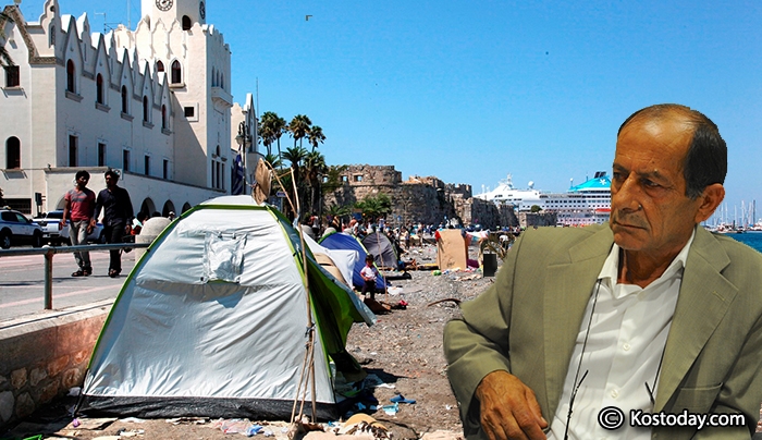 Μείζον πρόβλημα για την Κω το «μεταναστευτικό» όπως δήλωσε ο έπαρχος-BINTEO