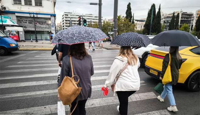 Καιρός σήμερα: Στους 24 βαθμούς η θερμοκρασία στην Αττική – Βροχές σε Κρήτη, Μακεδονία, Εύβοια και Ήπειρο