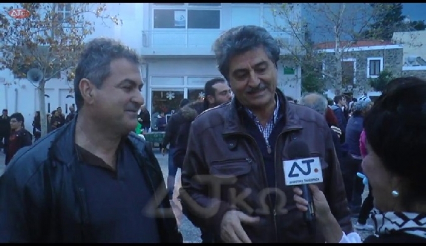 ΣΤΟ ΧΡΙΣΤΟΥΓΕΝΝΙΑΤΙΚΟ ΠΑΖΑΡΙ ΣΤΟ ΠΥΛΙ -ΠΡΩΤΗ ΔΗΛΩΣΗ ΧΑΤΖΗΓΙΑΚΟΥΜΗ ΓΙΑ ΥΠΟΨΗΦΙΟΤΗΤΑ ΣΤΟ ΚΙΝΑΛ