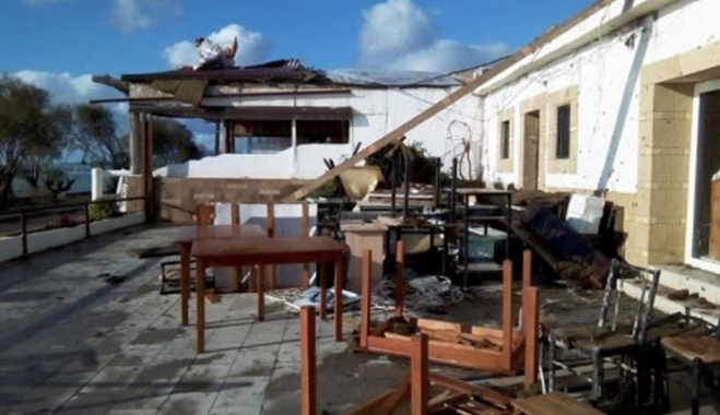Ρόδος: Υδροστρόβιλος “σάρωσε” το Κιοτάρι – Μεγάλες ζημιές [pics]