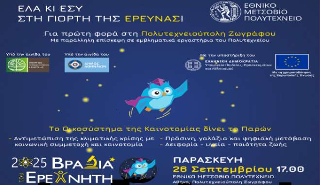 Κήρυξη της Έναρξης των Δράσεων της Βραδιάς του Ερευνητή στα σχολεία  από το Πανορμίτειο Γυμνάσιο και Λυκειακές Τάξεις Σύμης