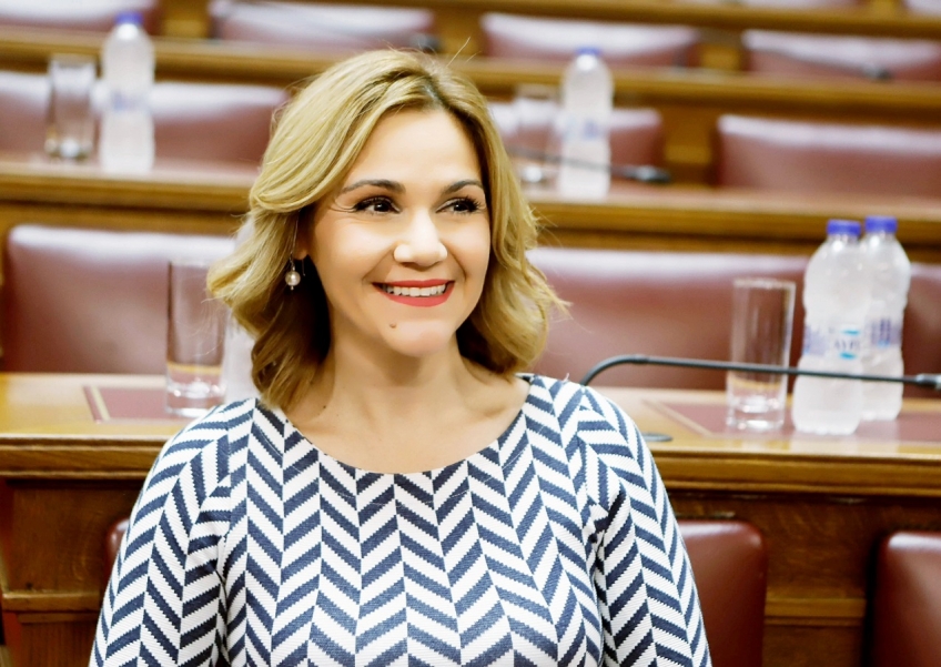 Η Μίκα Ιατρίδη Ειδική Εισηγήτρια της Ν.Δ. στον πρώτο Προϋπολογισμό της Κυβέρνησης Μητσοτάκη.