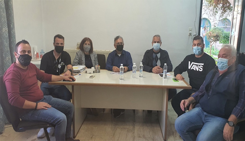 Συνάντηση πραγματοποίησε χθες 4/11/21 η ΔΗΜ.ΤΟ Κω με τον κ. Σταμάτη Βασιλειάδη Διοικητή στο ΓΕΝΙΚΟ  ΝΟΣΟΚΟΜΕΙΟ ΚΕΝΤΡΟ ΥΓΕΙΑΣ ΚΩ ΙΠΠΟΚΡΑΤΕΙΟΝ.